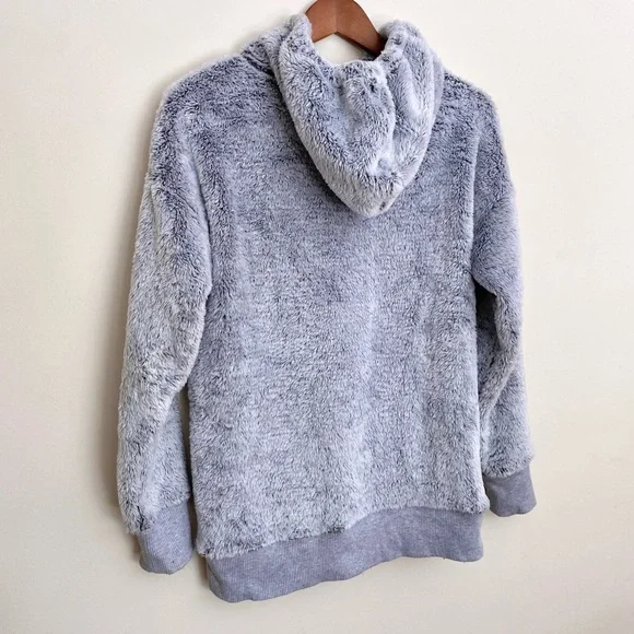 Aerie | Sherpa Quarter Zip Hoodie - Picture 3 of 8